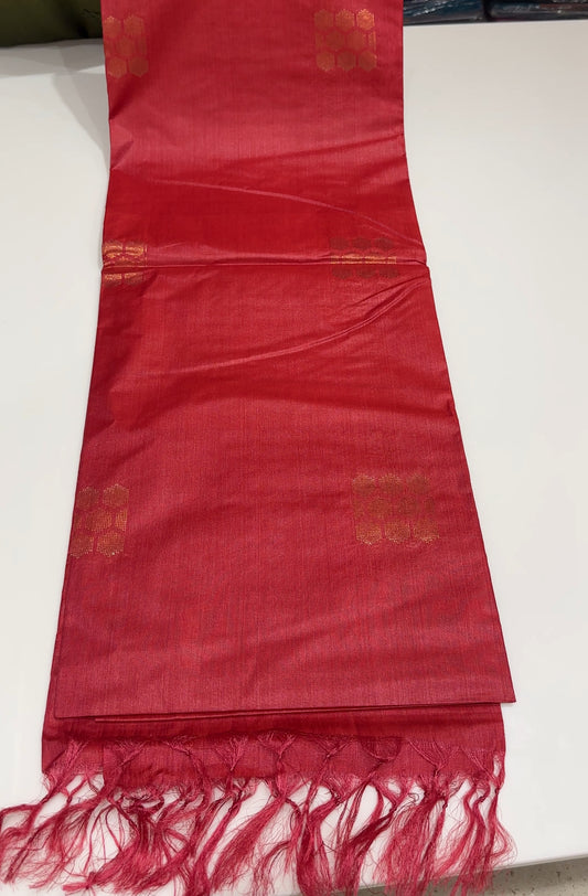 TUSSER SILK SAREE - IHA 16421