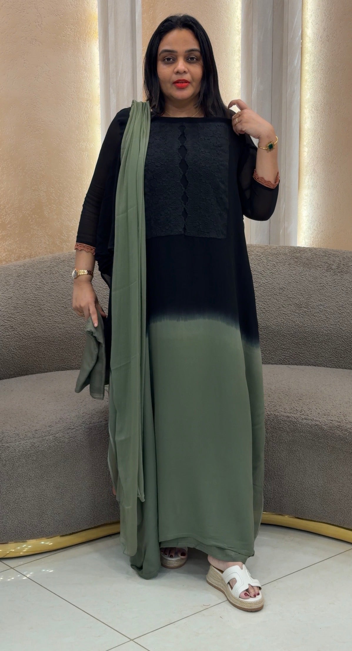FORWARD GEORGETTEB UNSTITCHED SALWAR SUITS - IHA 33382