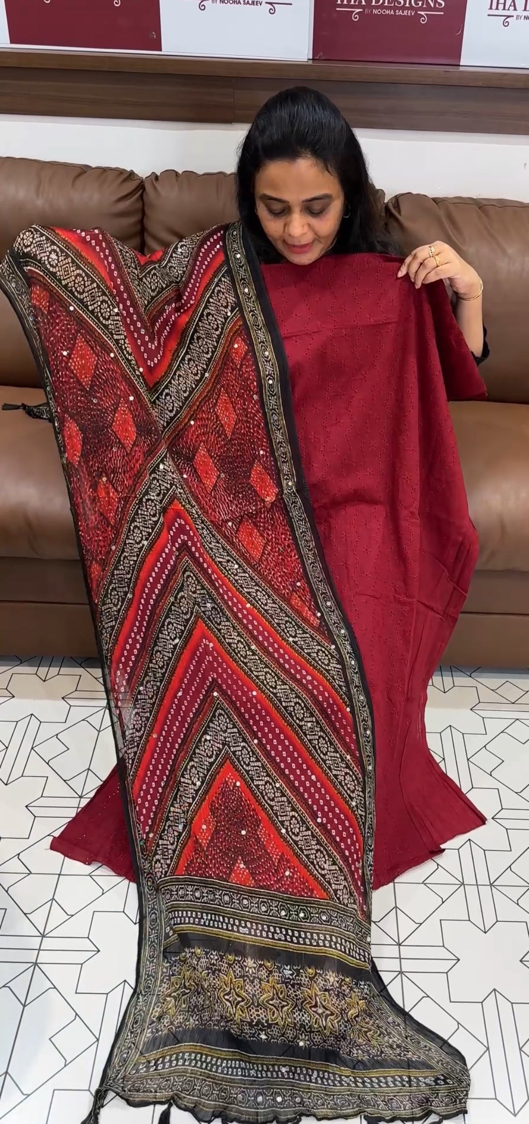 COTTON HAKOBA UNSTITCHED SALWAR SUITS - IHA 27916