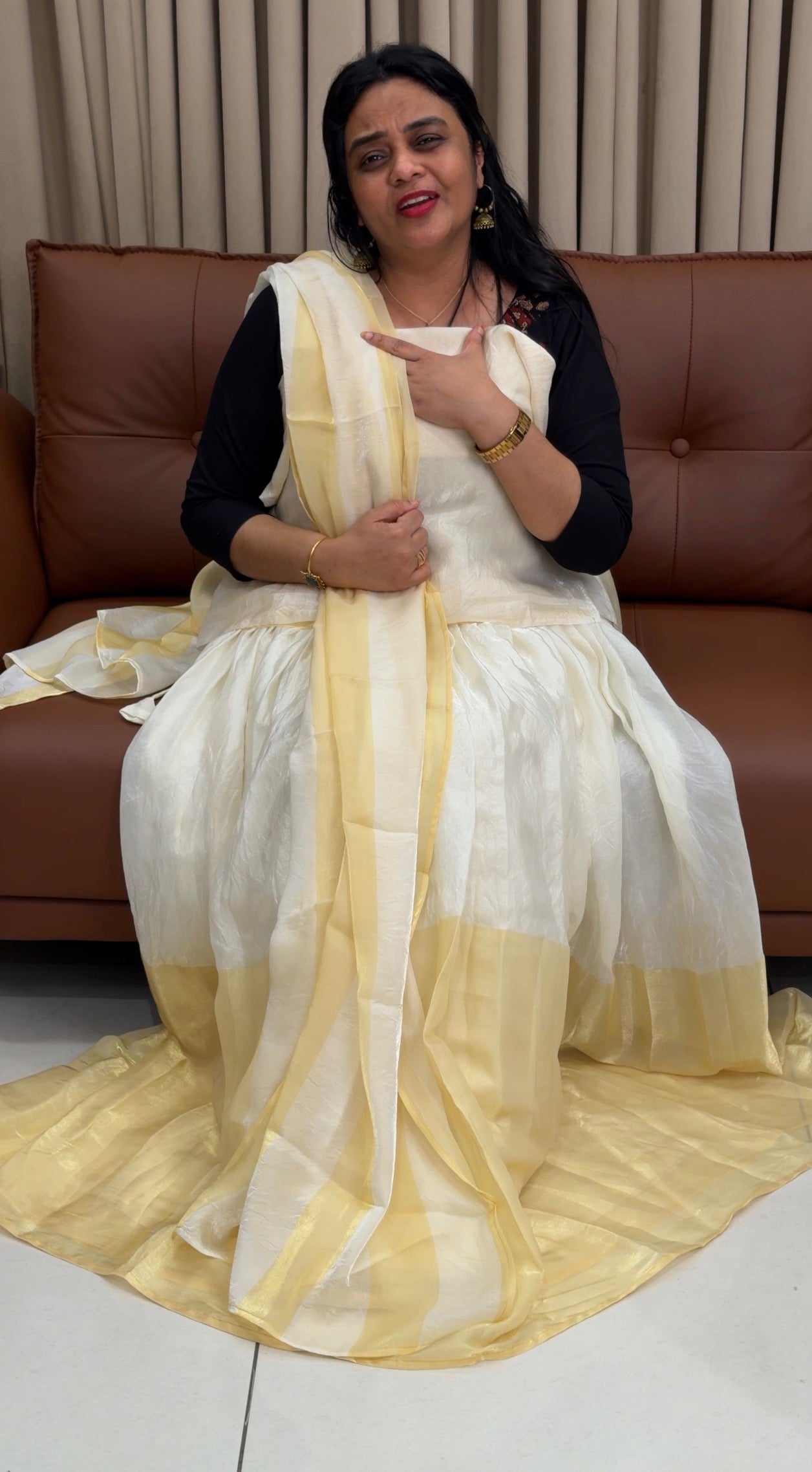 IHA'S IN-HOUSE SEMI STITCHED DHAVANI SETS - IHA 34560