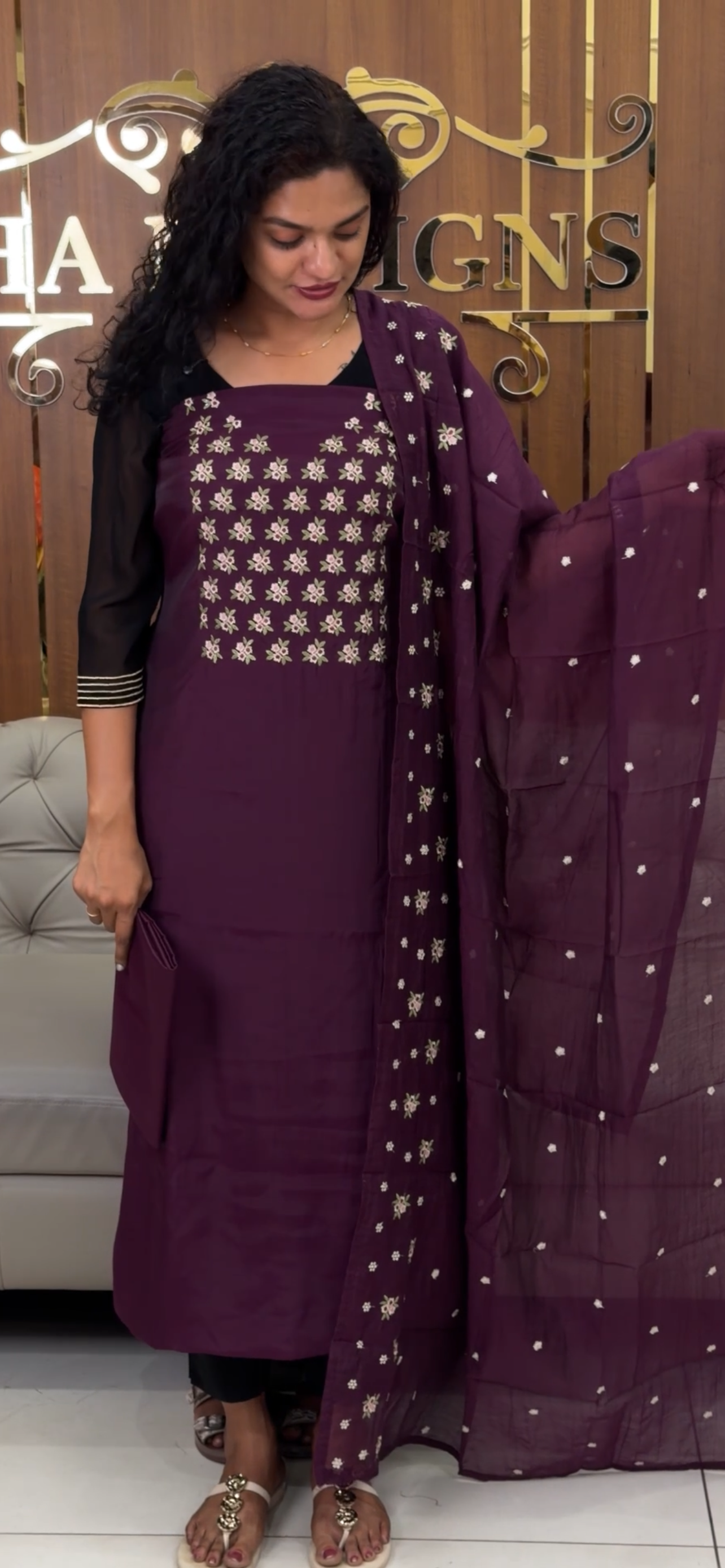 OFFER SALES UNSTITCHED SALWAR SUITS - IHA 32455