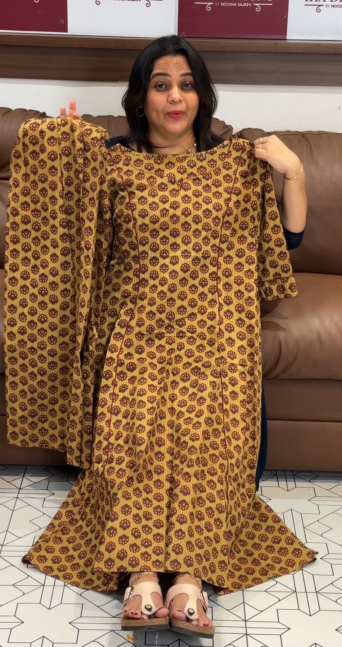 IHA'S IN-HOUSE LONG A-LINE TOP AND BOTTOM  - IHA 28049