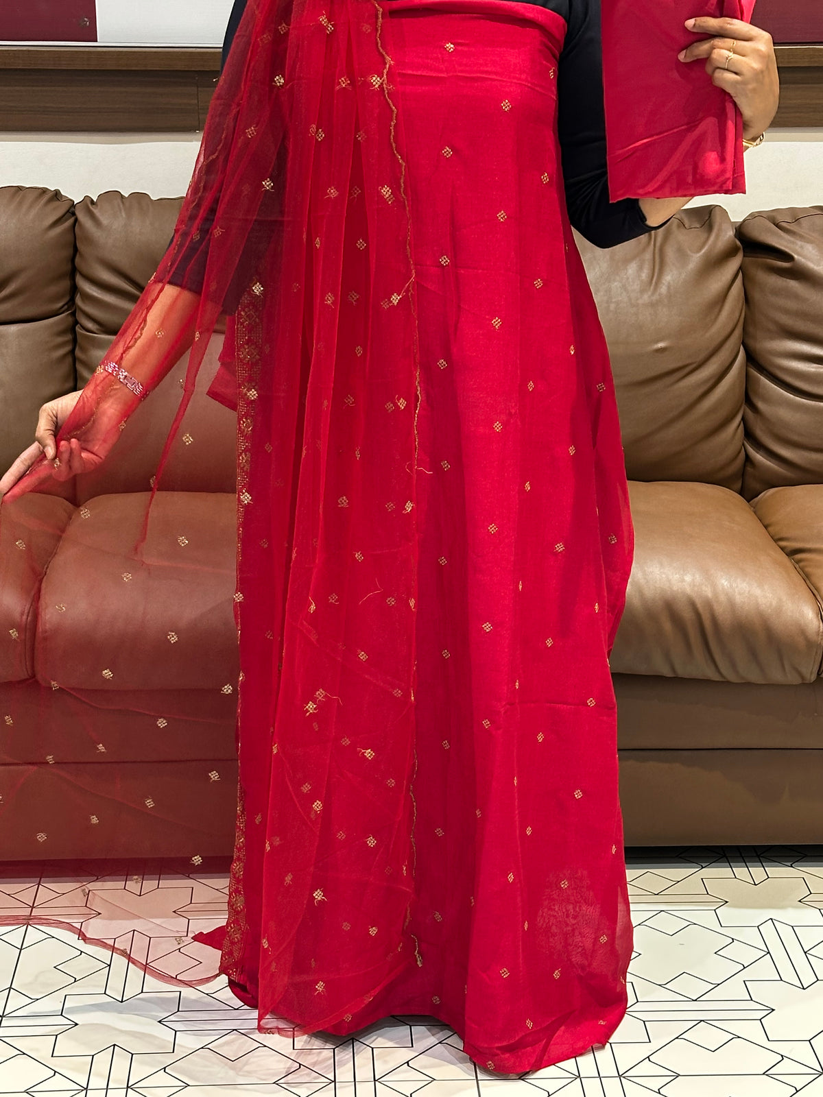 OFFER SALES UNSTITCHED SALWAR SUITS - IHA 35834