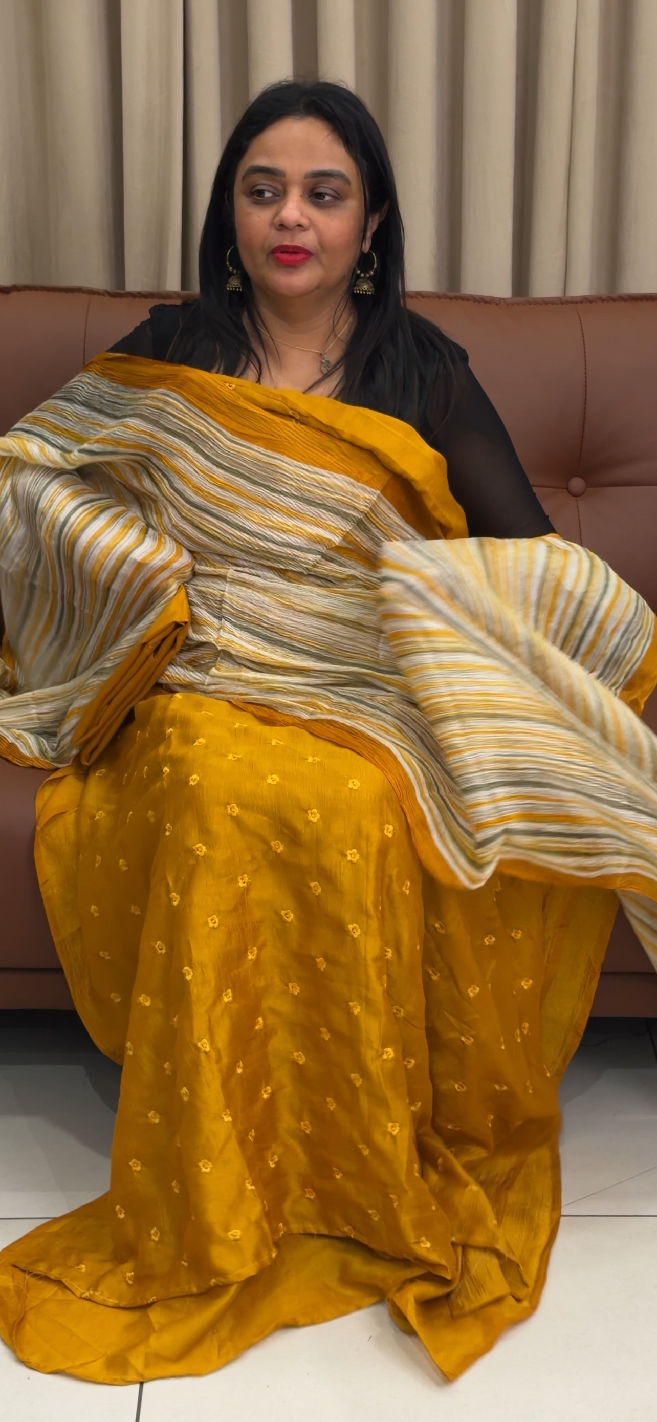 SEMI RAW SILK UNSTITCHED SALWAR SUITS - IHA 33985