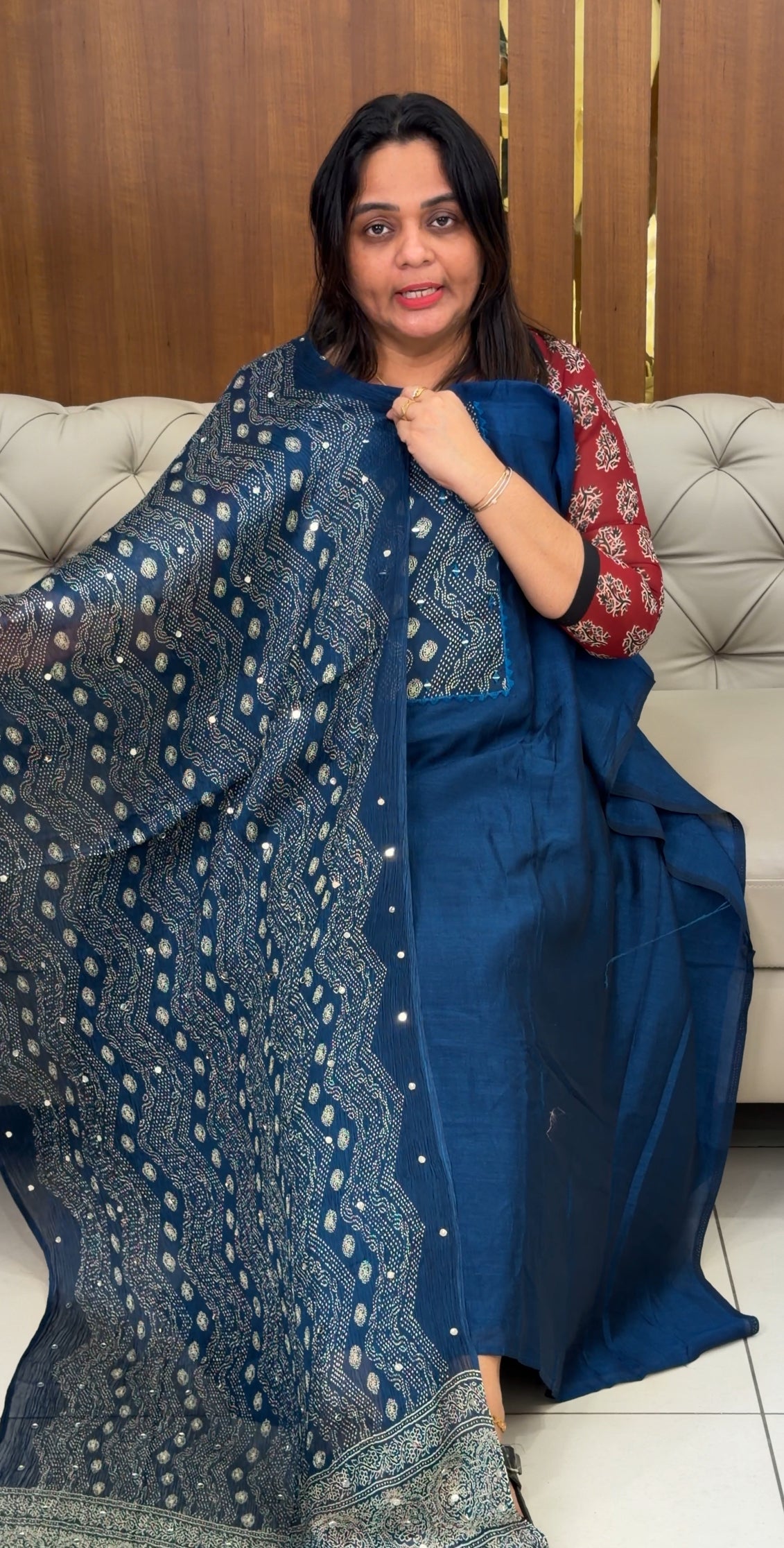 SEMI RAW SILK UNSTITCHED SALWAR SUITS - IHA 29001