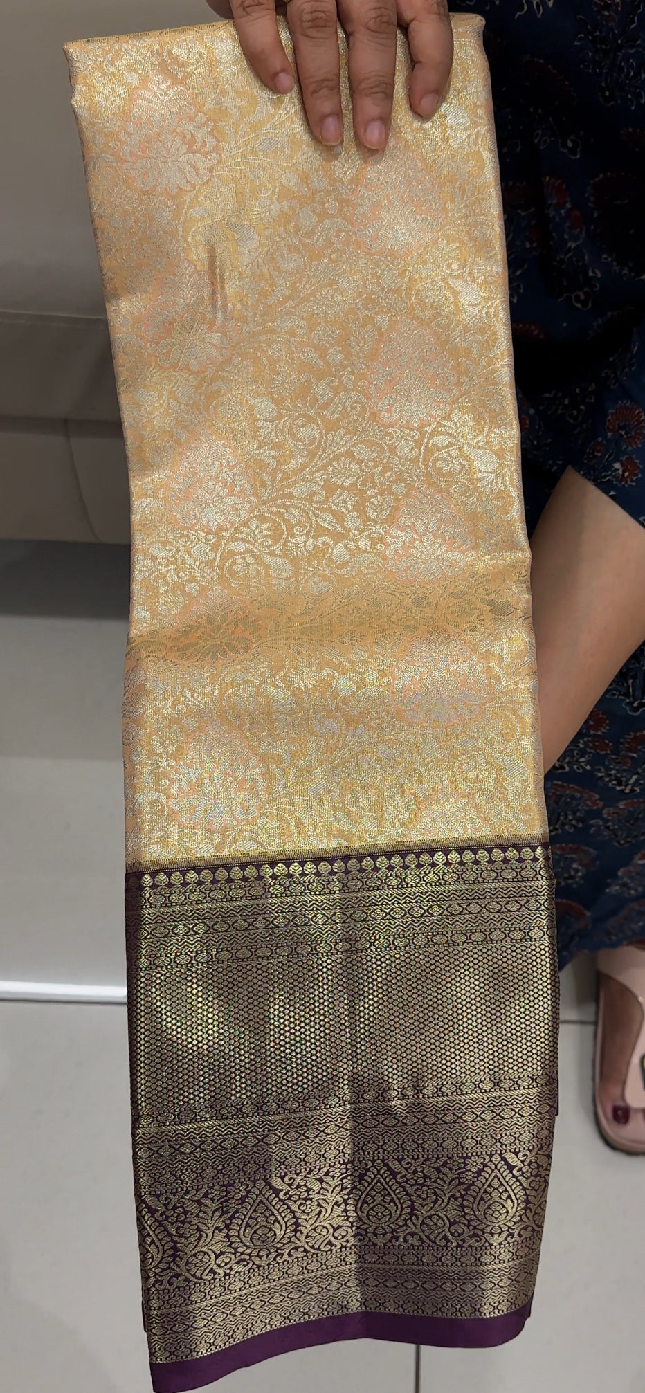 BROCADE KANCHIPURAM SILK SAREES - IHA 26854