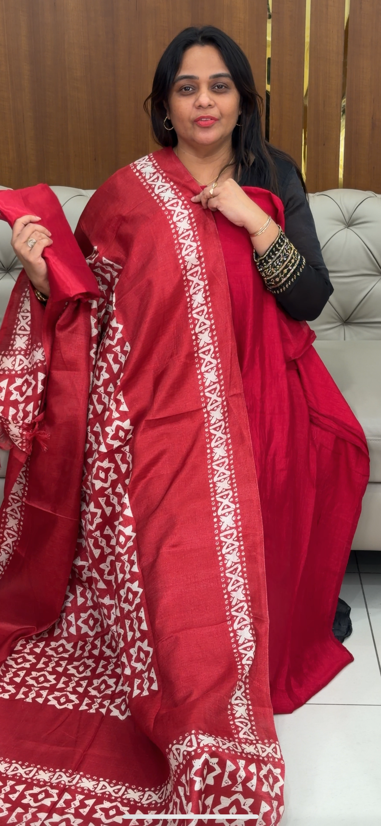 SAMI RAW SILK UNSTITCHED SALWAR SUITS - IHA 29089