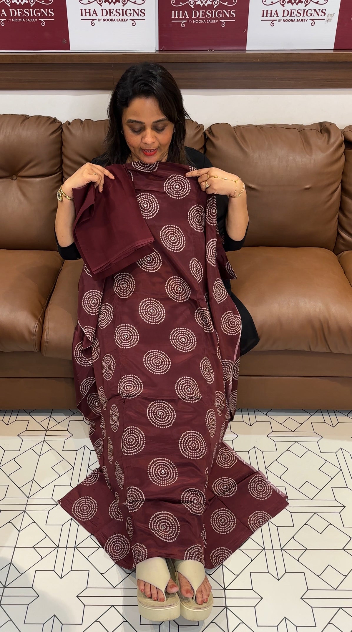 CRAPE SILK UNSTITCHED SALWAR SUITS - IHA 24818