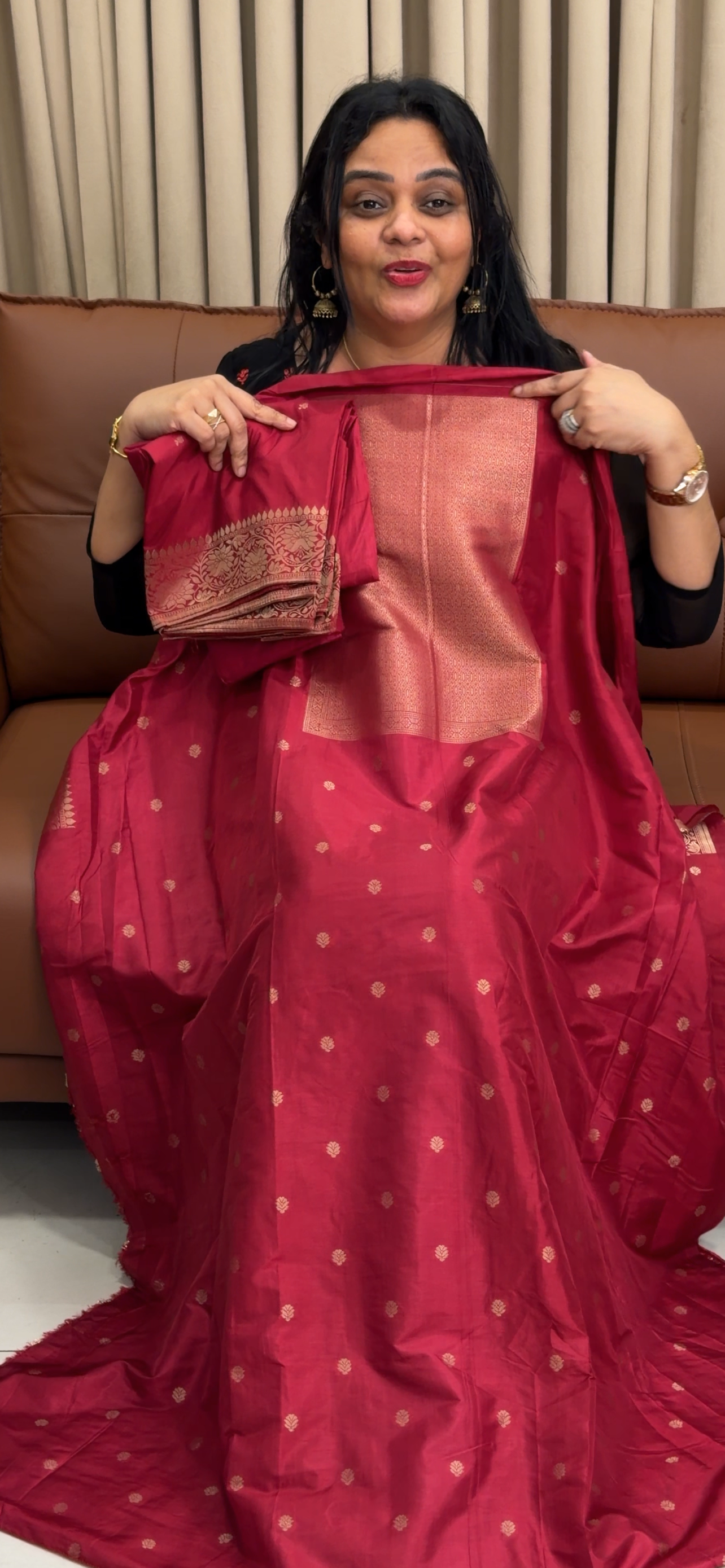 SOFT SILK UNSTITCHED SALWAR SUITS - IHA 34571