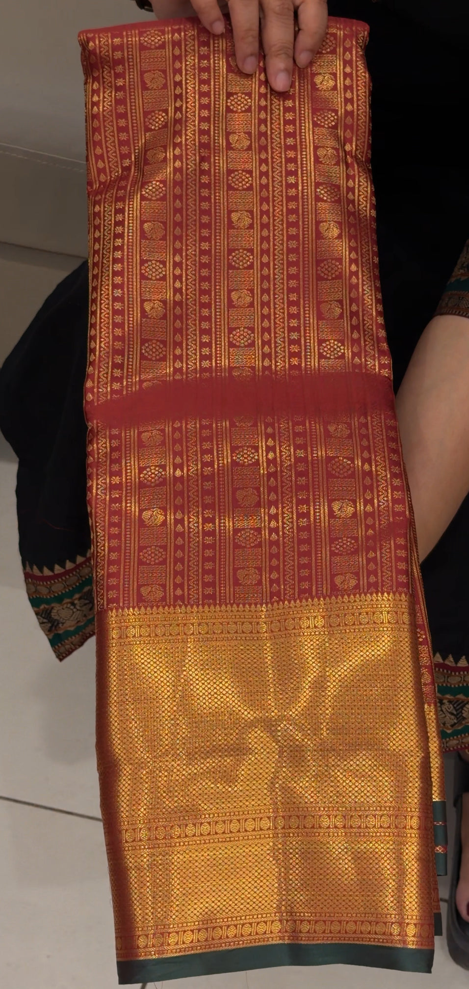 DESIGNER BROCADE SAREES - IHA 28698