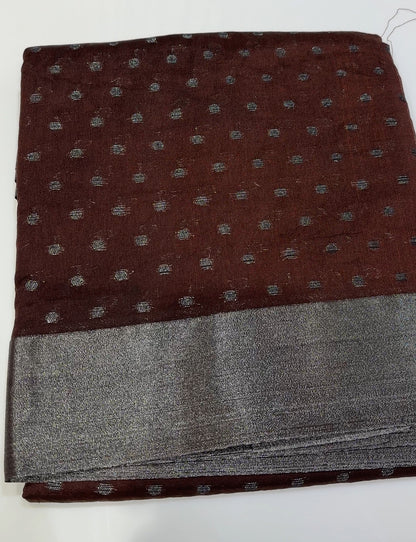 BANARASI CHANDERI SAREES - IHA 18017