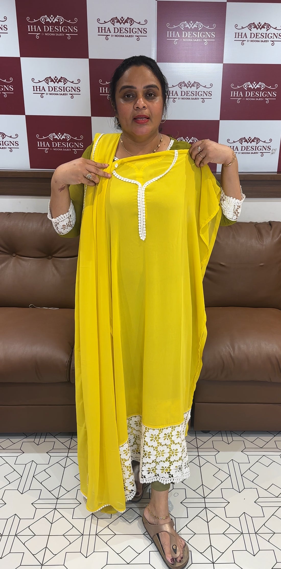FORWARD GEORGETTE UNSTITCHED SALWAR SUITS - IHA 26298