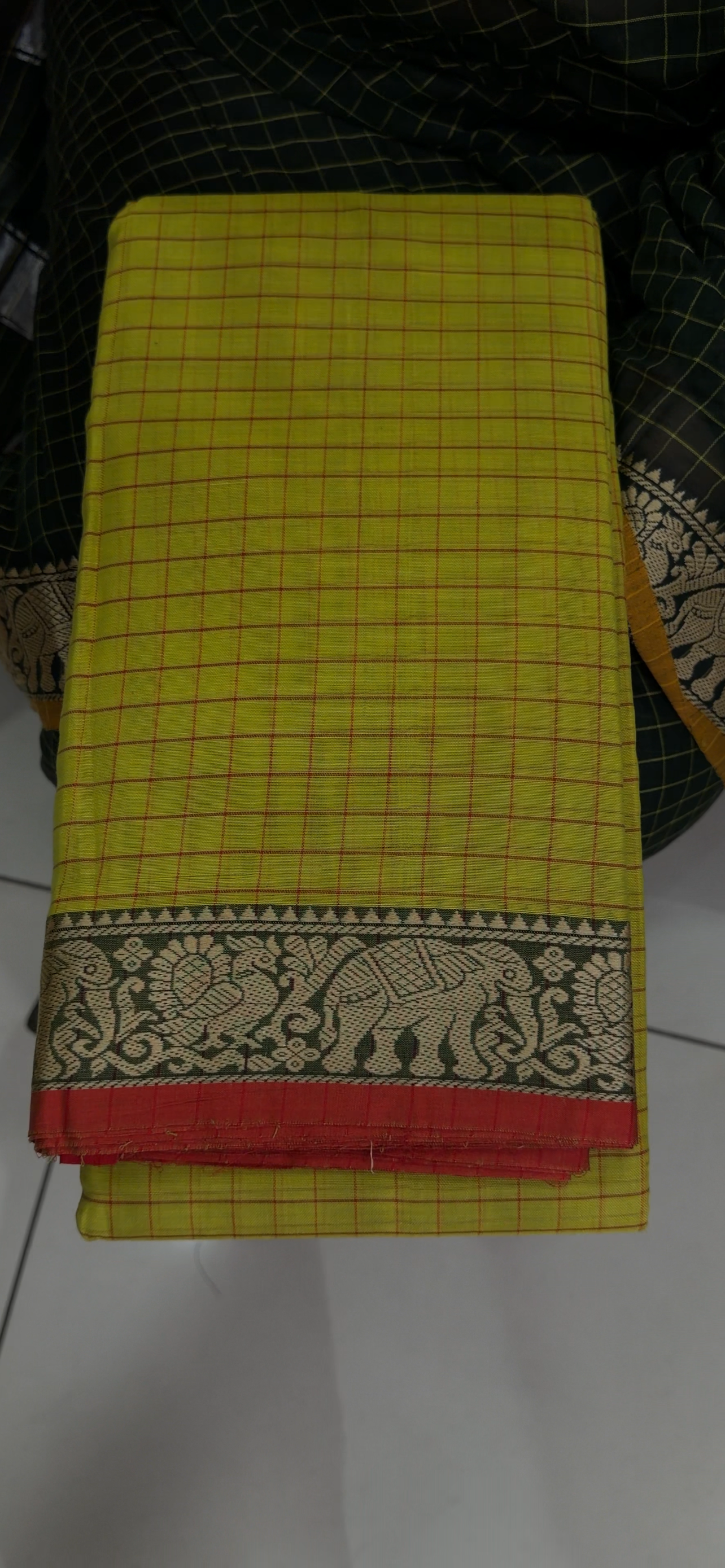 HANDLOOM COTTON SAREES - IHA 34584