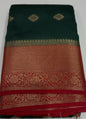 SEMI BANARASI SAREES - IHA 17482