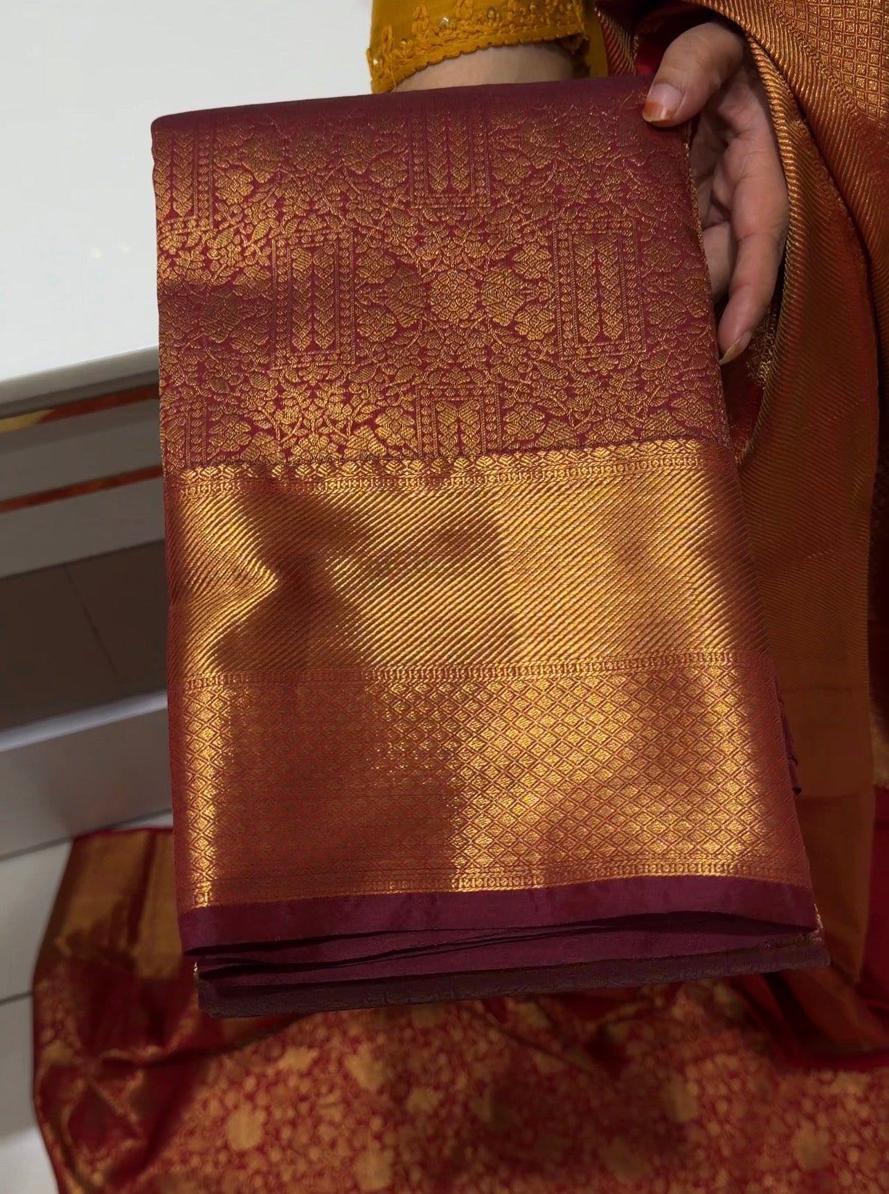 DESIGNER TISSUE KANCHIPURAM SAREES - IHA 34473