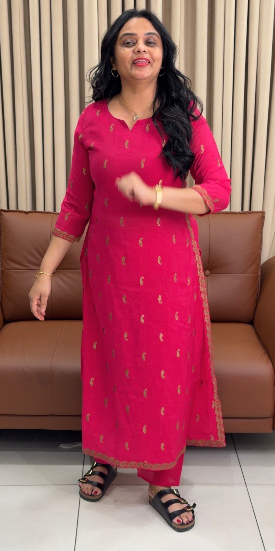 MALAI CHANDERI CO-ORDS SETS - IHA 34435