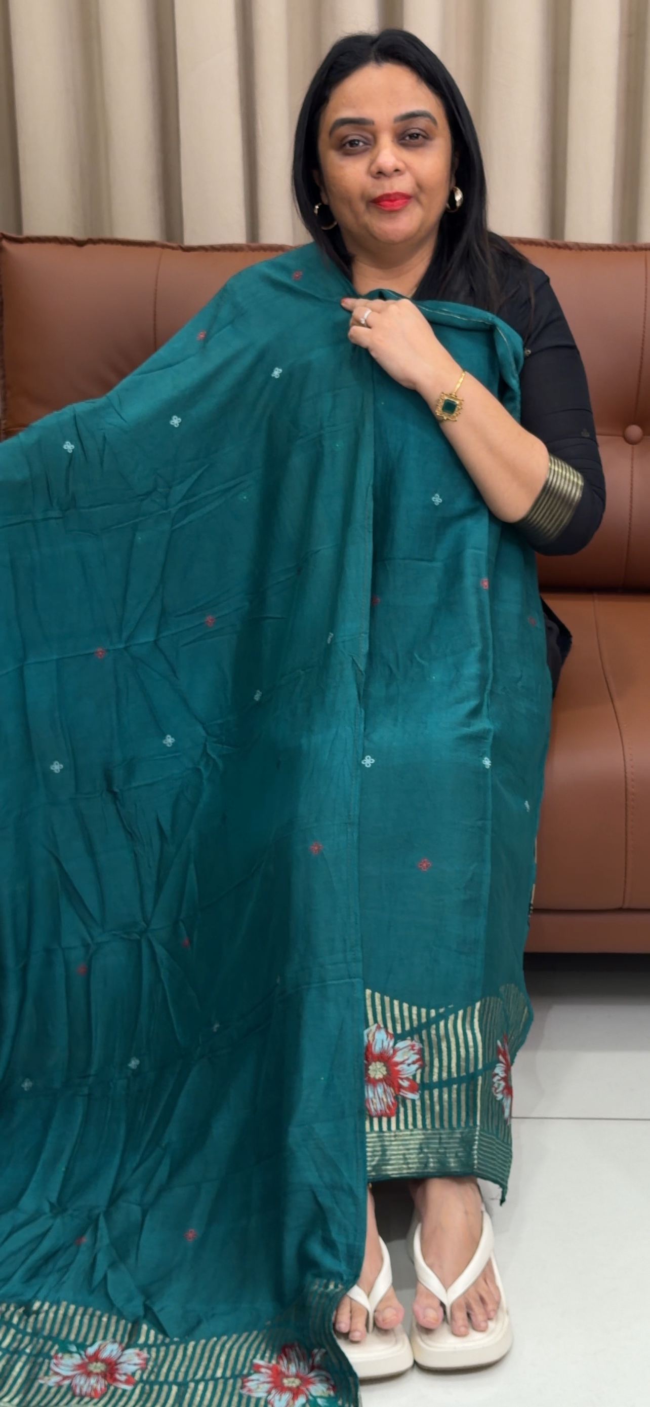 FORWARD SOFT MUL UNSTITCHED SALWAR SUITS - IHA 33498