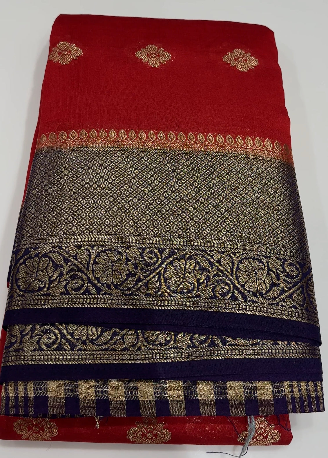 SEMI BANARASI SAREES - IHA 17482