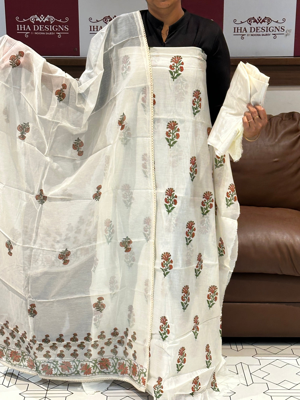 OFFER SALES UNSTITCHED SALWAR SUITS - IHA 35812