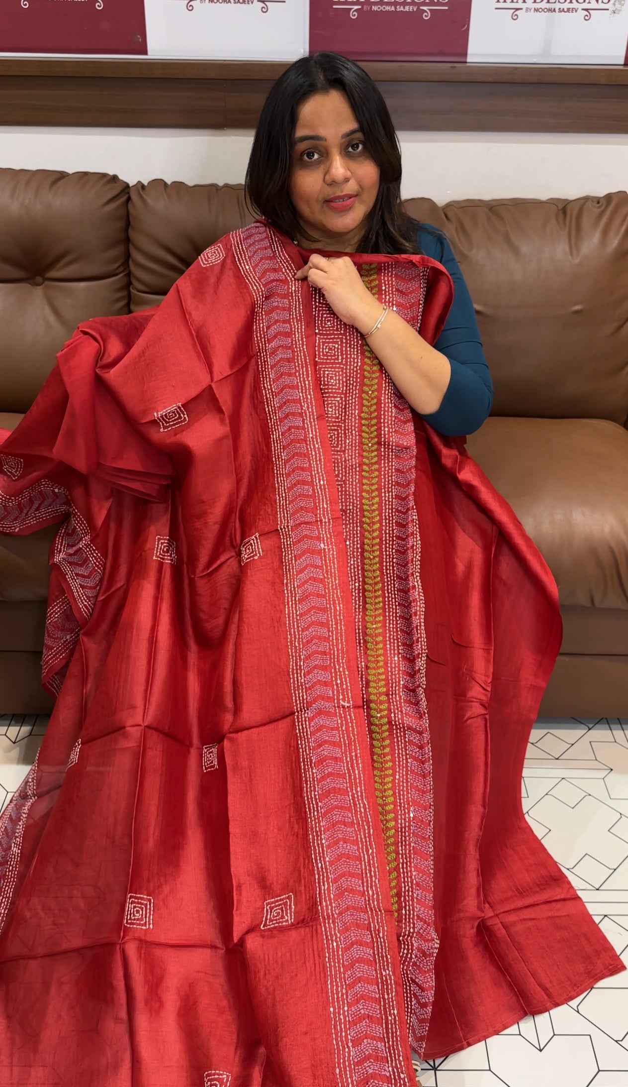 TUSSUR UNSTITCHED SALWAR SUITS  - IHA 27225