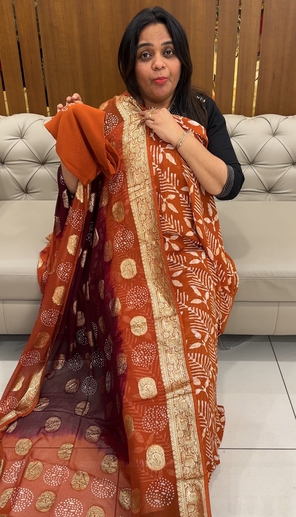 FORWARD BATIK PRINTED UNSTITCHED SALWAR SUITS - IHA 28306