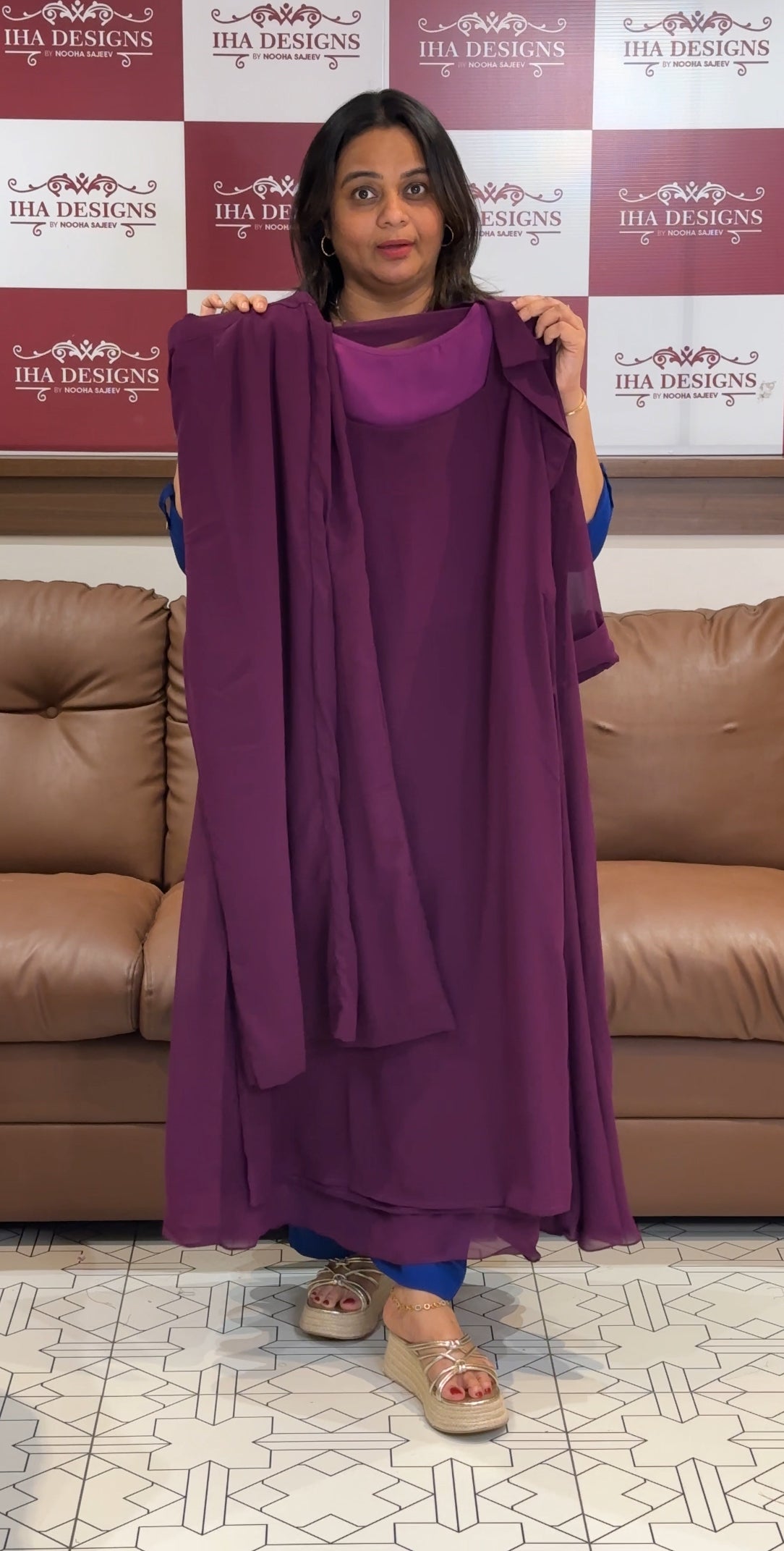 IHA'S IN-HOUSE TOP , BOTTOM AND JACKET - IHA 27197