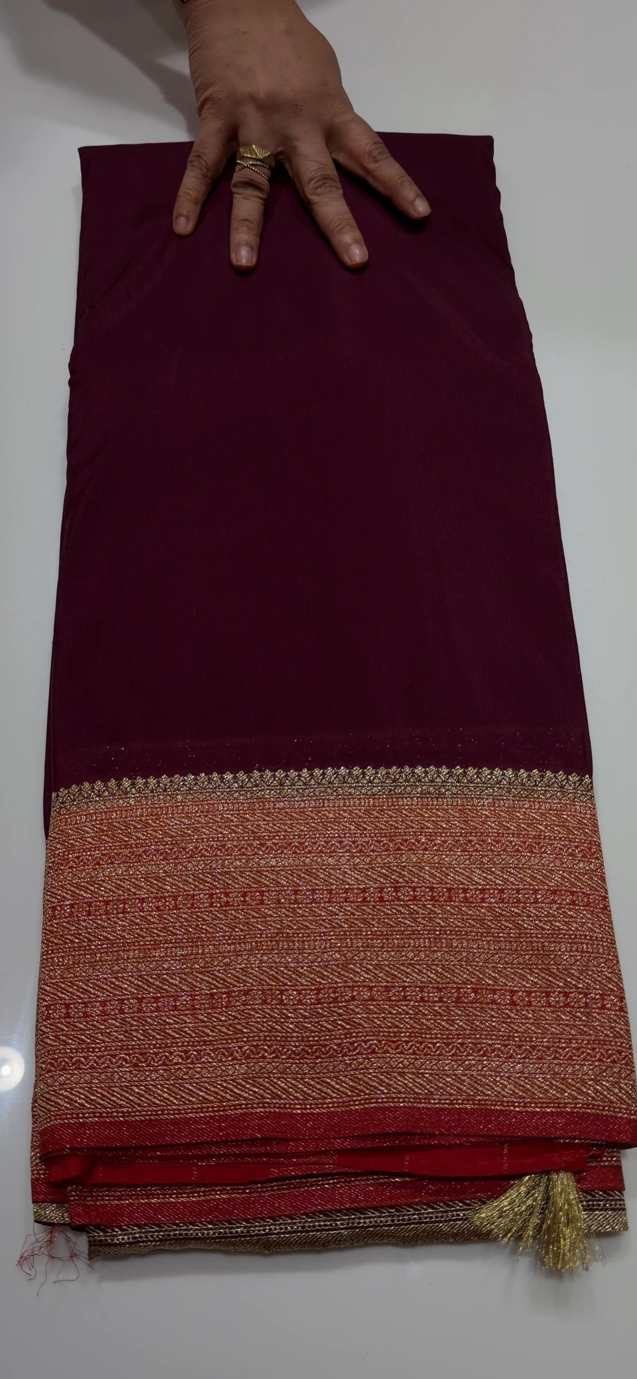 SEMI BANARASI SAREES - IHA 34575