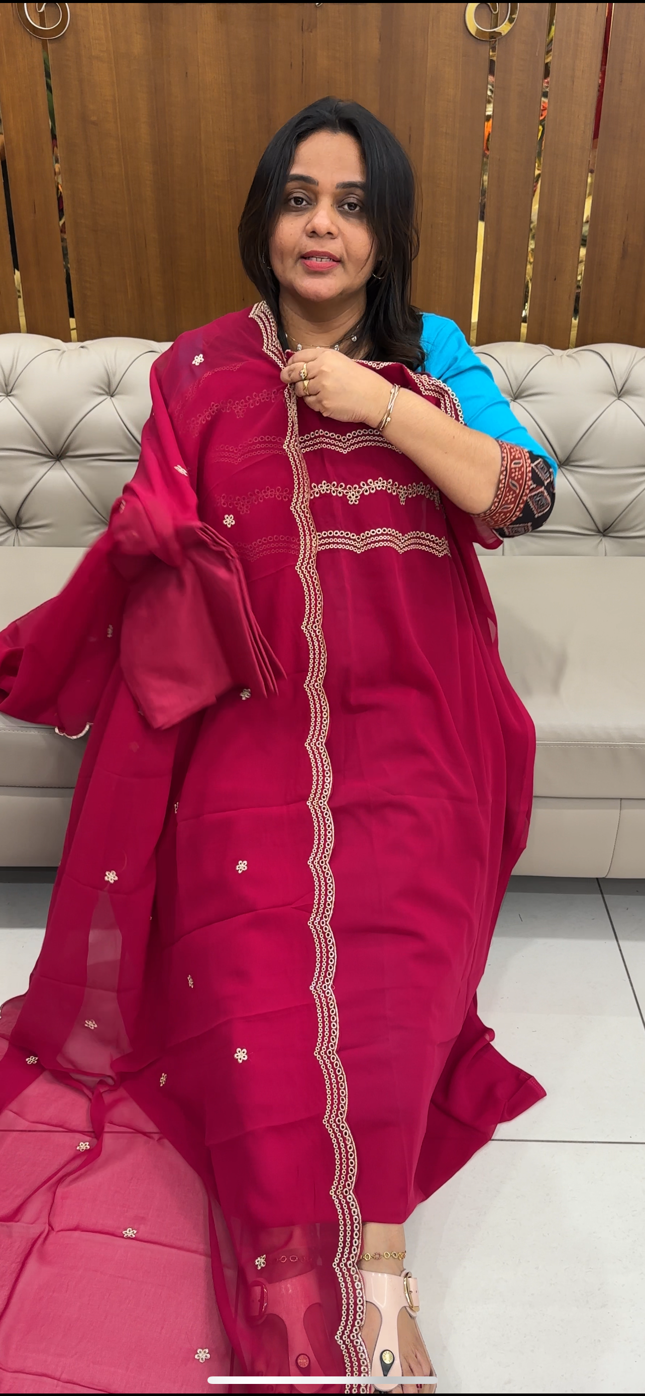 BUDGET BUY UNSTITCHED SALWAR SUITS - IHA 28508