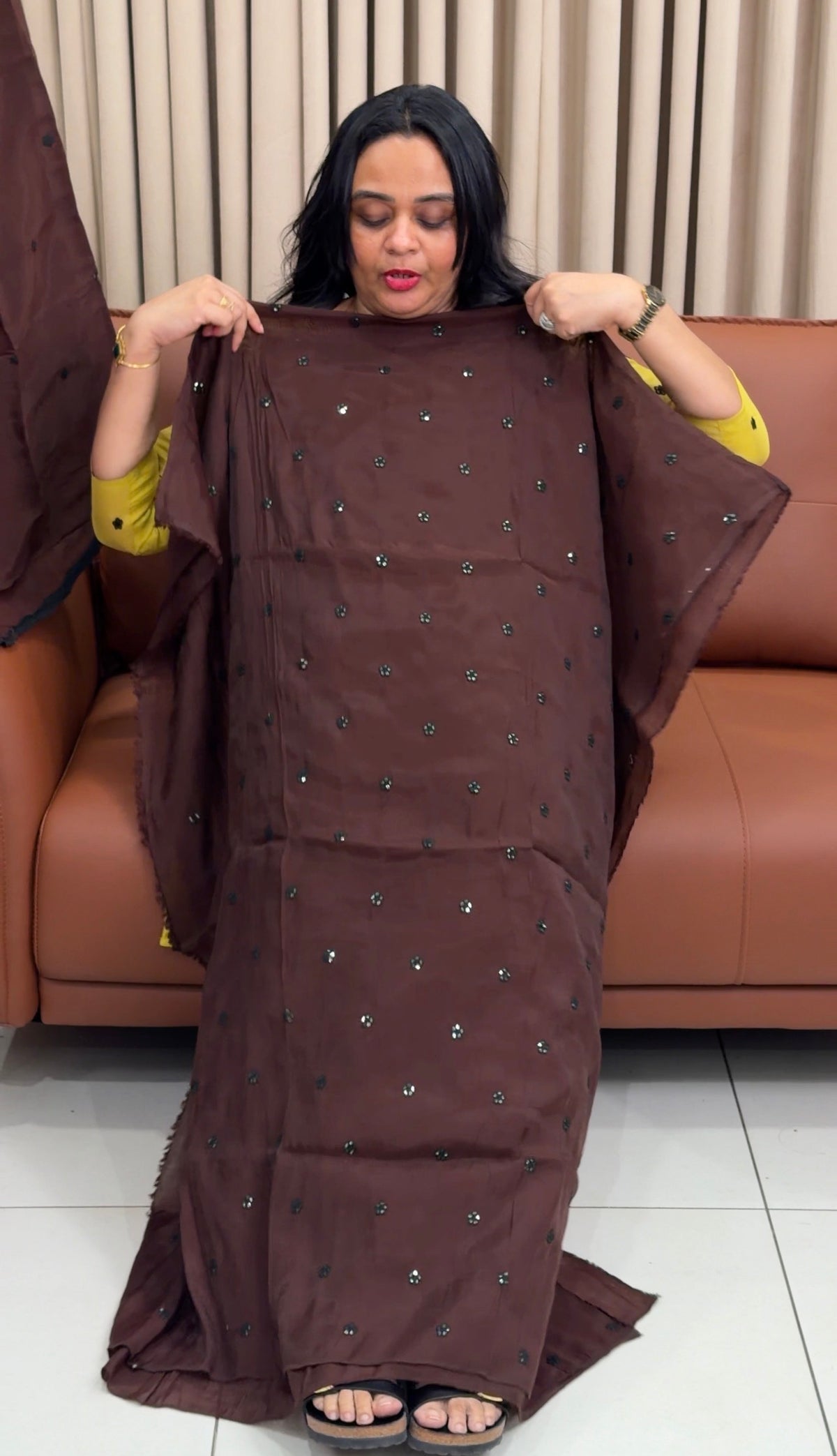 MUL CHANDERI UNSTICHED SALWAR SUIITS - IHA 35465