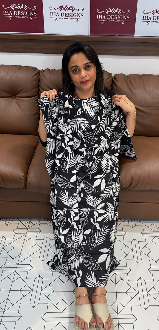 COTTON PRINTED TOP AND BOTTOM - IHA 24881