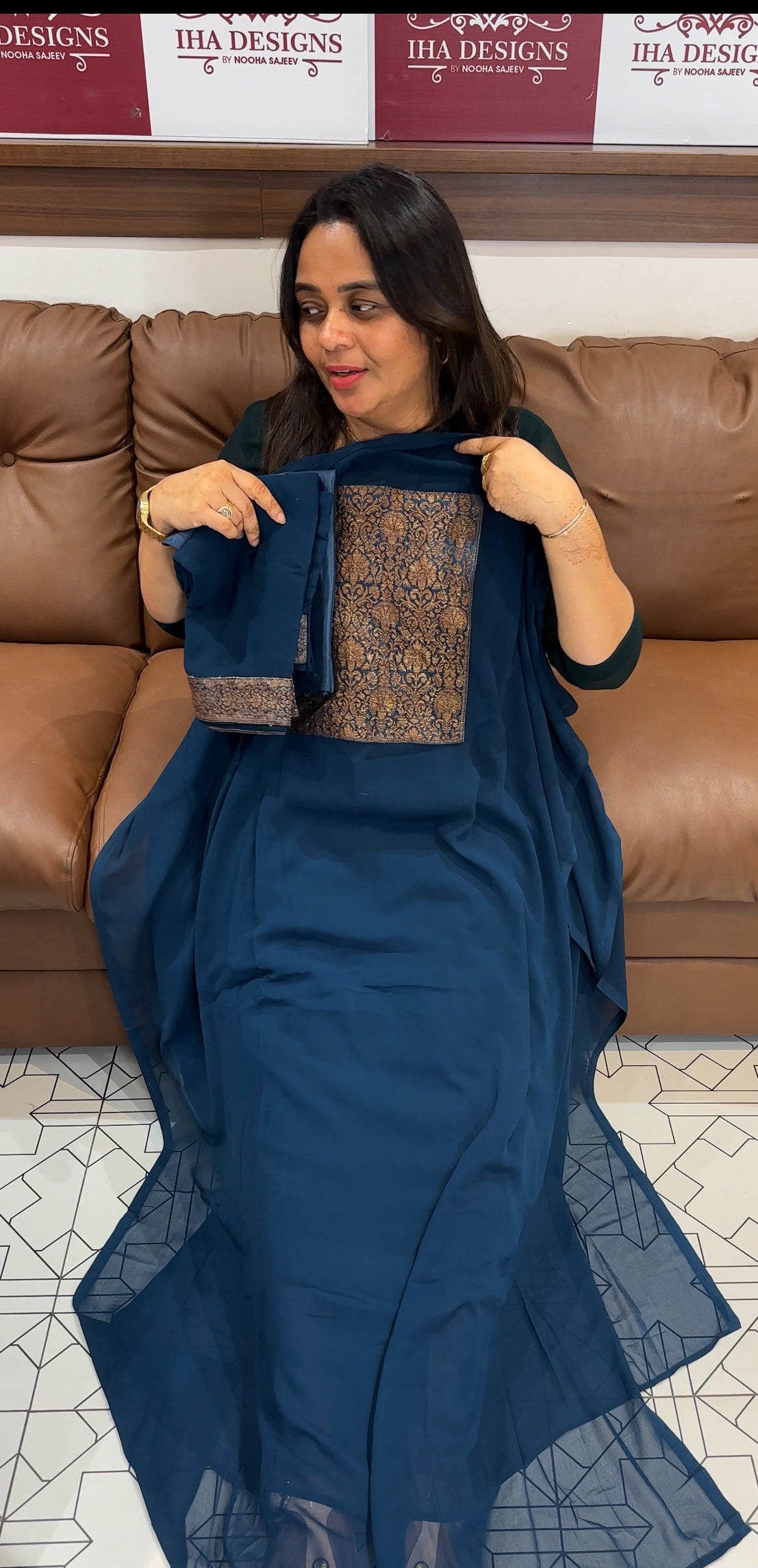 BANARASI UNSTITCHED SALWAR SUITS - IHA 27654