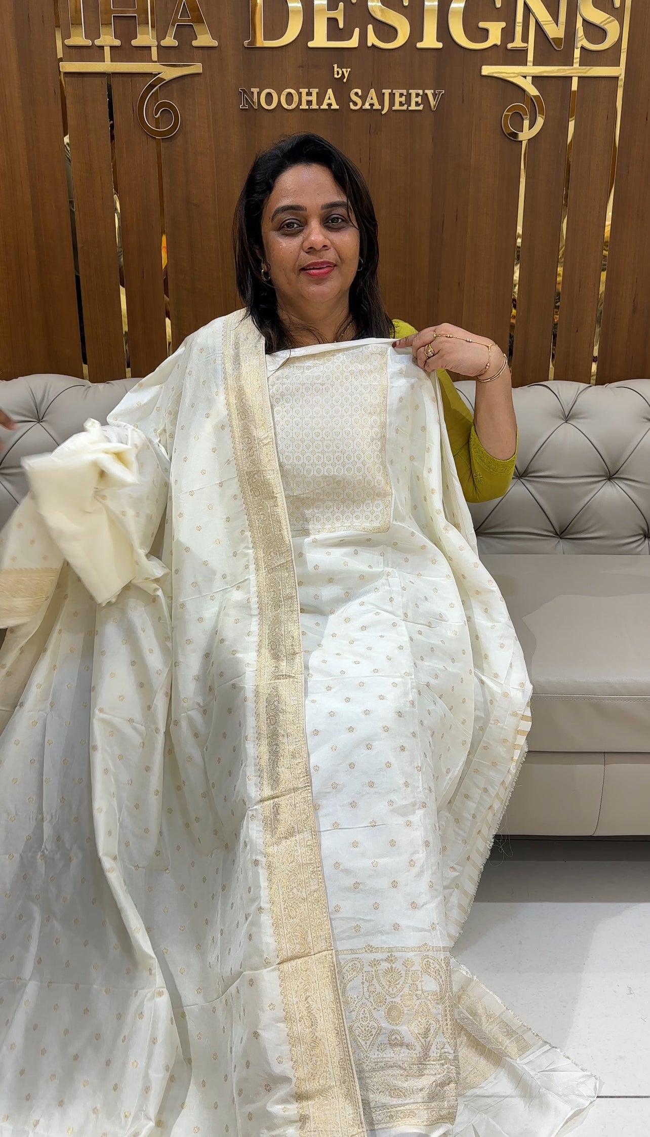 FORWARD ONAM UNSTITCHED SALWAR SUITS - IHA 25020