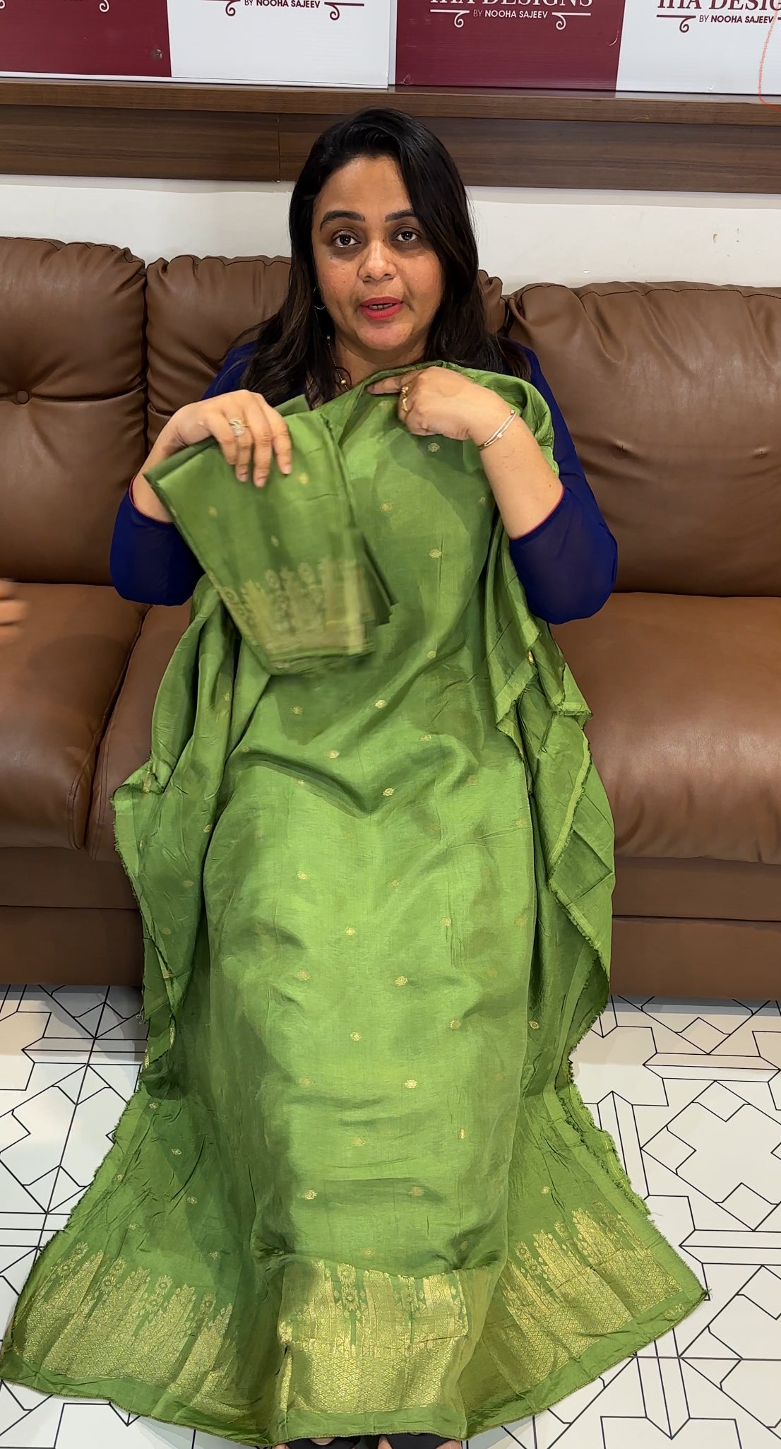 DOLA BANARASI UNSTITCHED SALWAR SUITS - IHA 29423