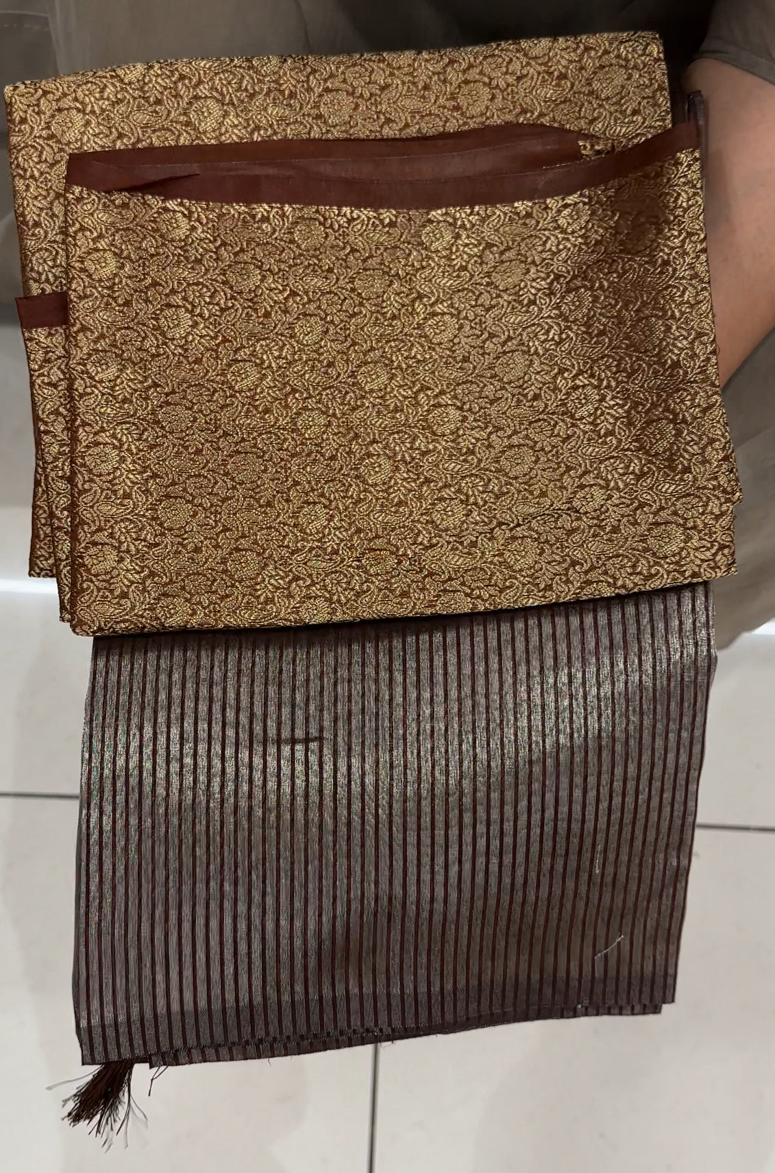 SEMI BANARASI SAREES - IHA 27053