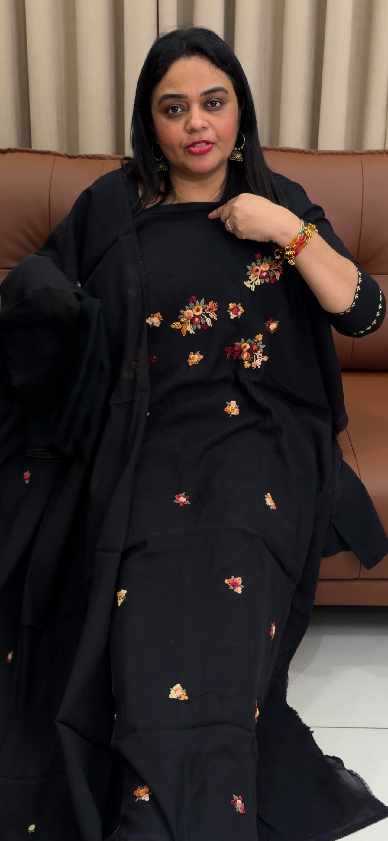 MUL CHANDERI UNSTITCHED SALWAR SUITS - IHA 33851