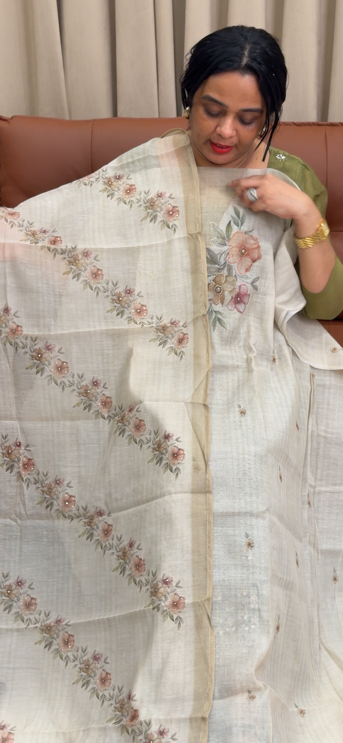 BANARASI MUL UNSTITCHED SALWAR SUITS - IHA 35368