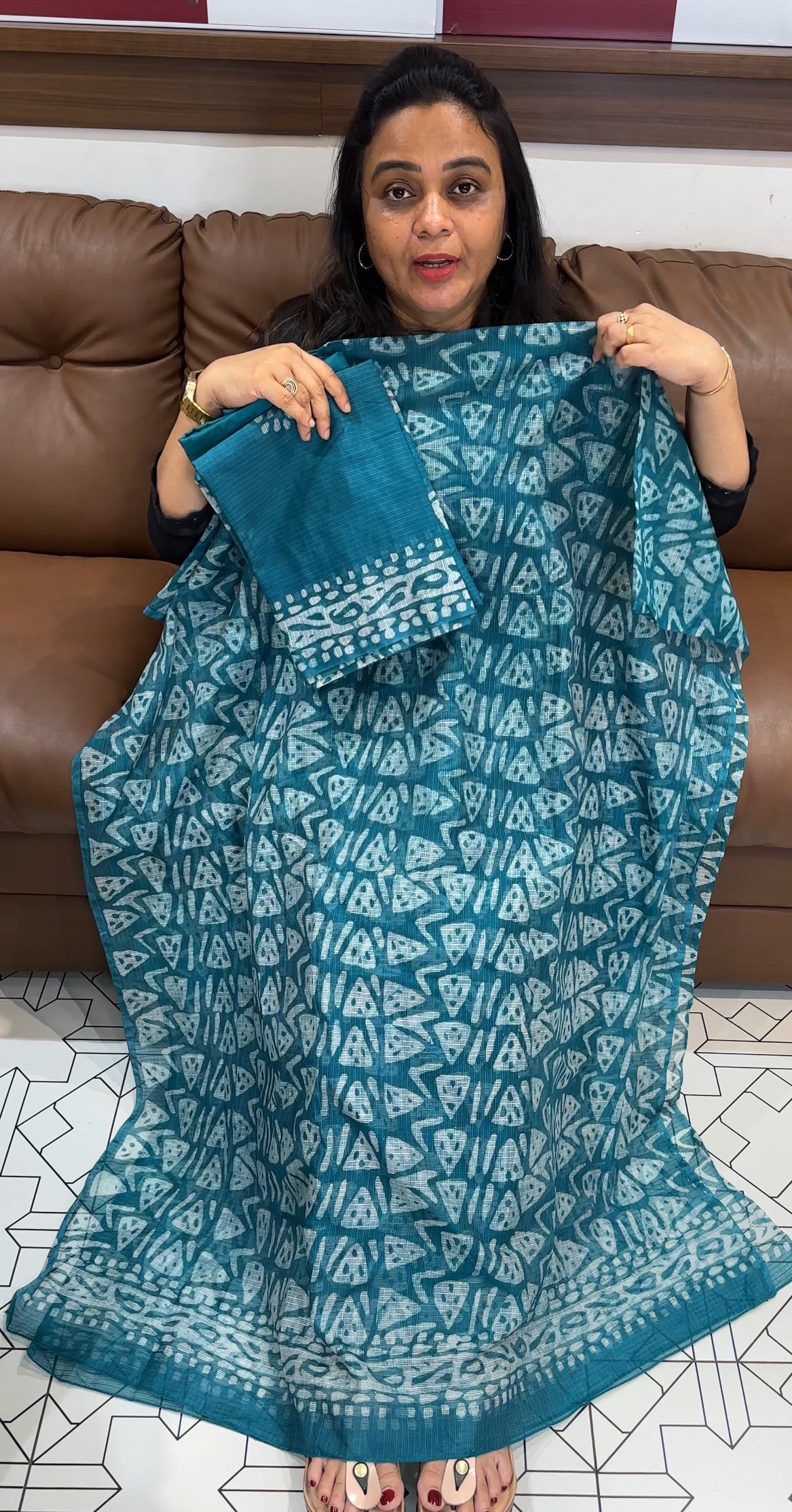 BATIK PRINTED UNSTITCHED SALWAR SUITS - IHA 27914