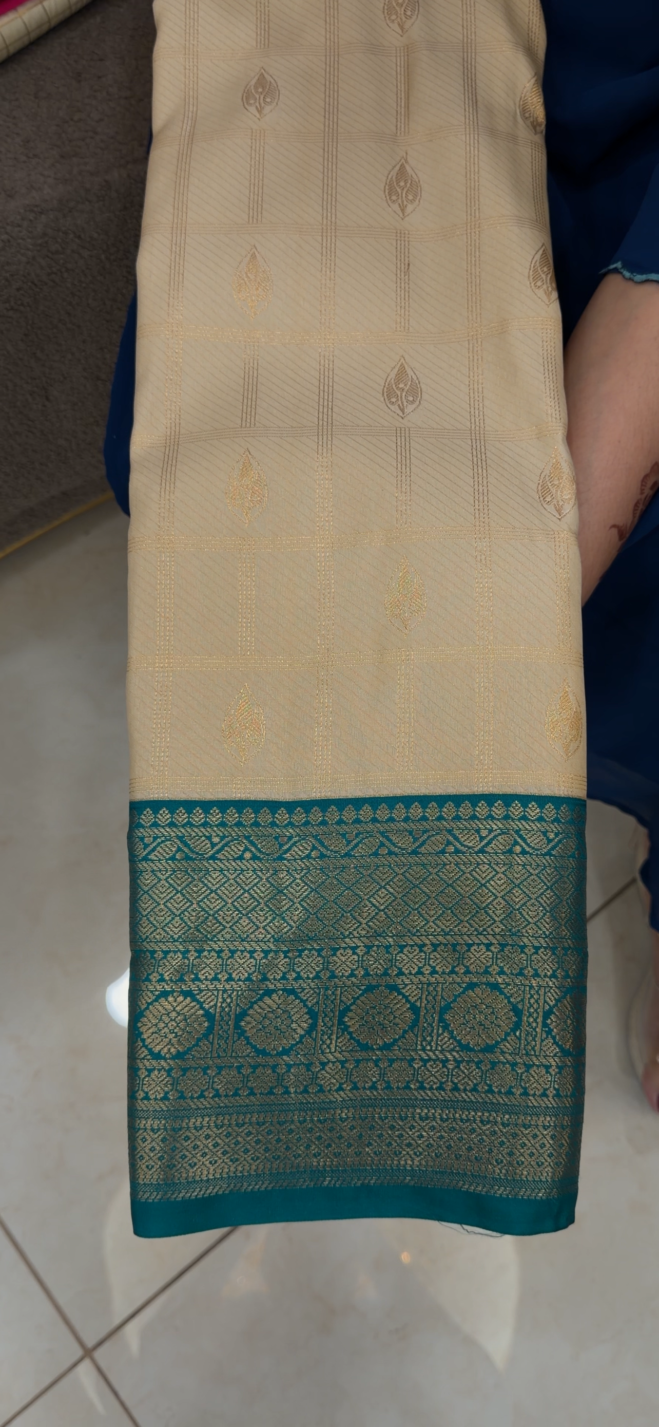 SEMI KANCHIPURAM SAREES -  IHA 33084