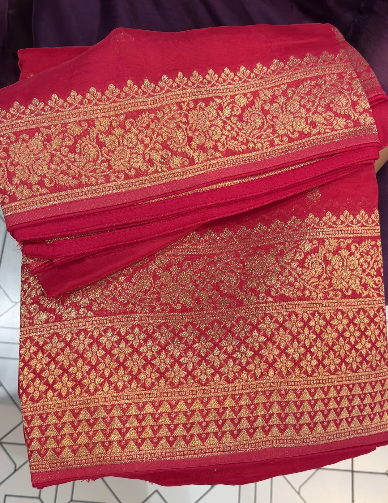 BANARASI UNSTITCHED SALWAR SUITS - IHA 28277