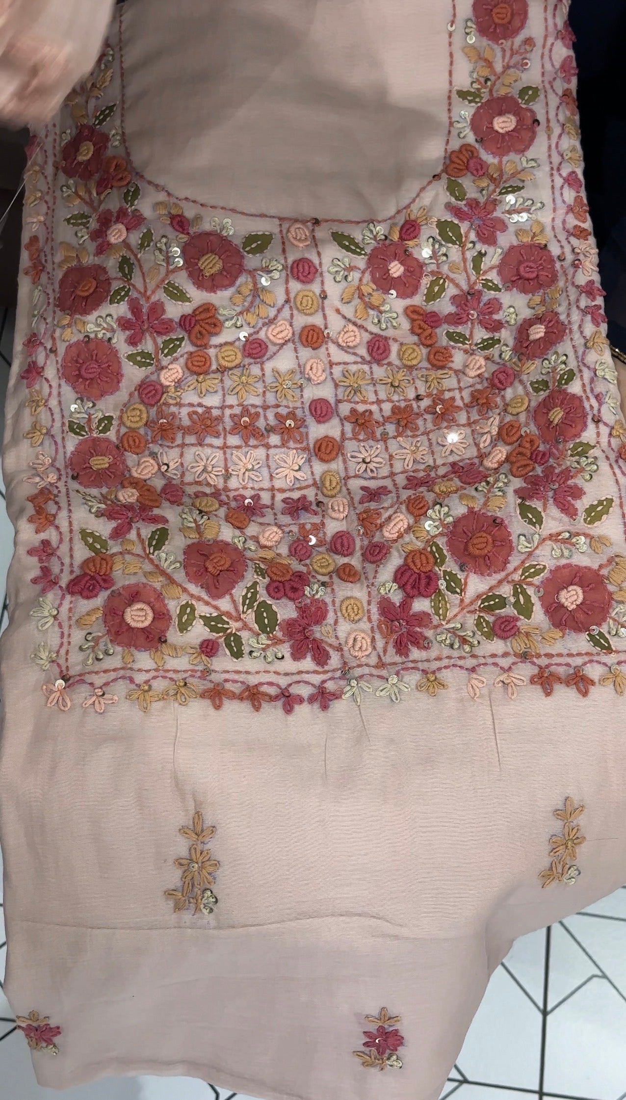 MUL CHANDERI UNSTITCHED SALWAR SUITS - IHA 31200