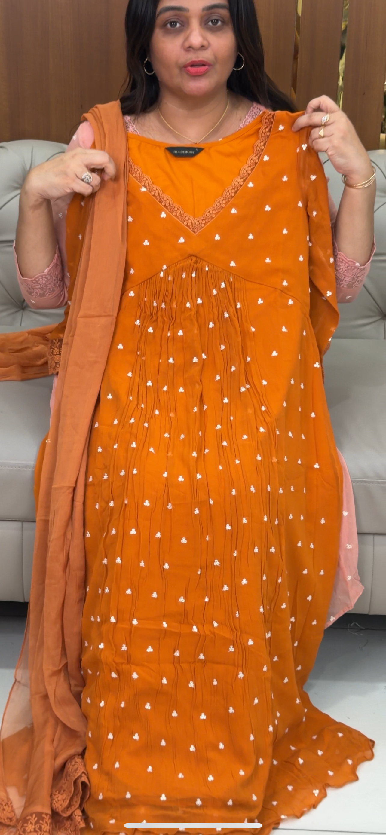 IHA'S IN-HOUSE TOP AND DUPATTA - IHA 29063