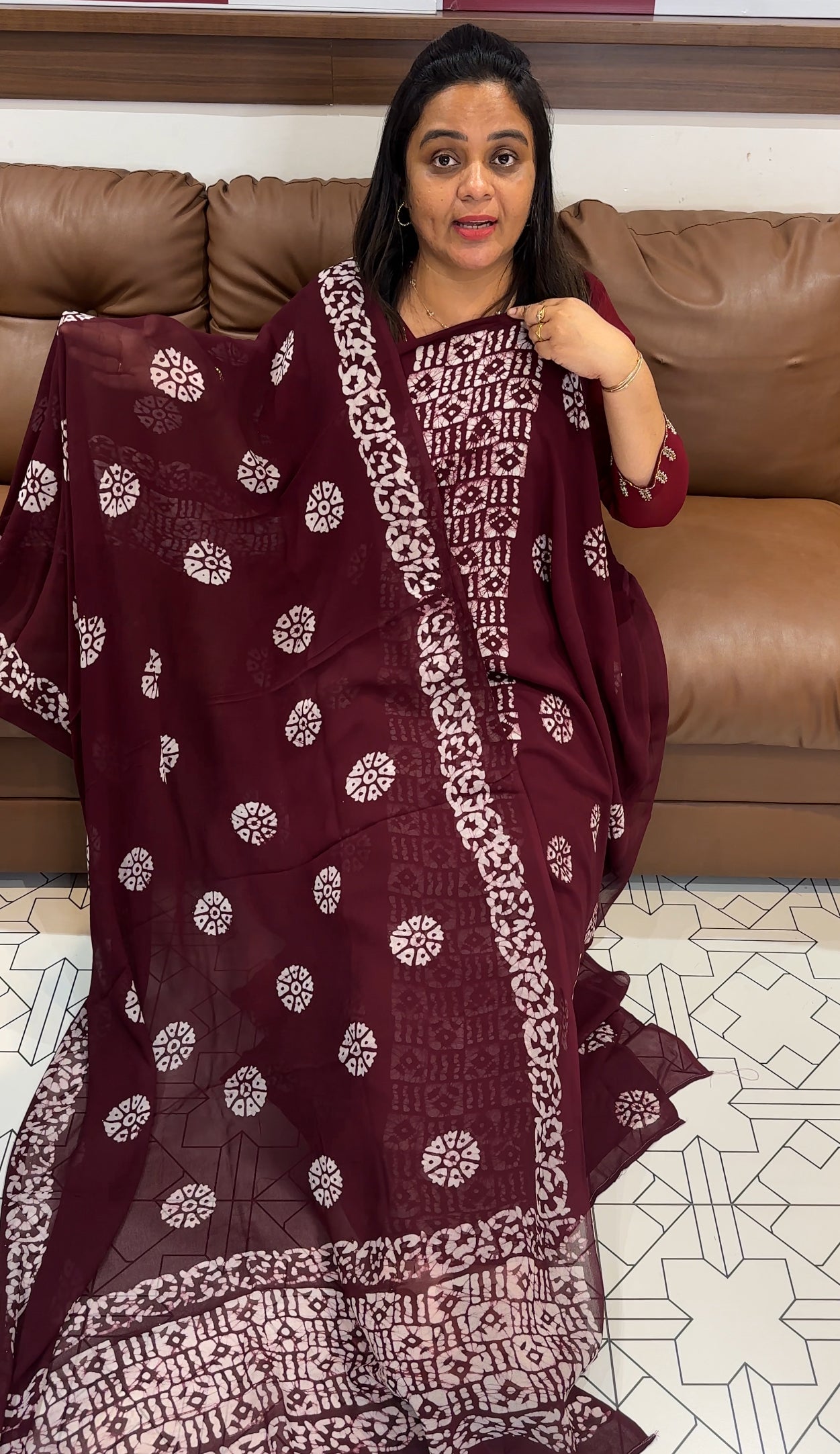 VISCOSE GEORGETTE UNSTITCHED SALWAR SUITS - IHA 28060