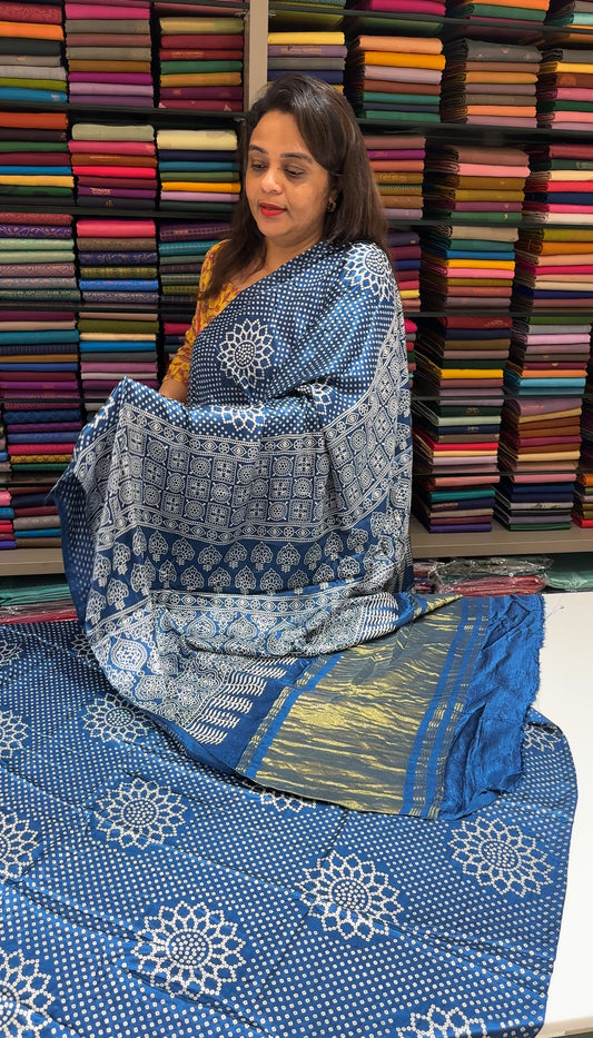 PRINTED MODAL SAREES - IHA 25152
