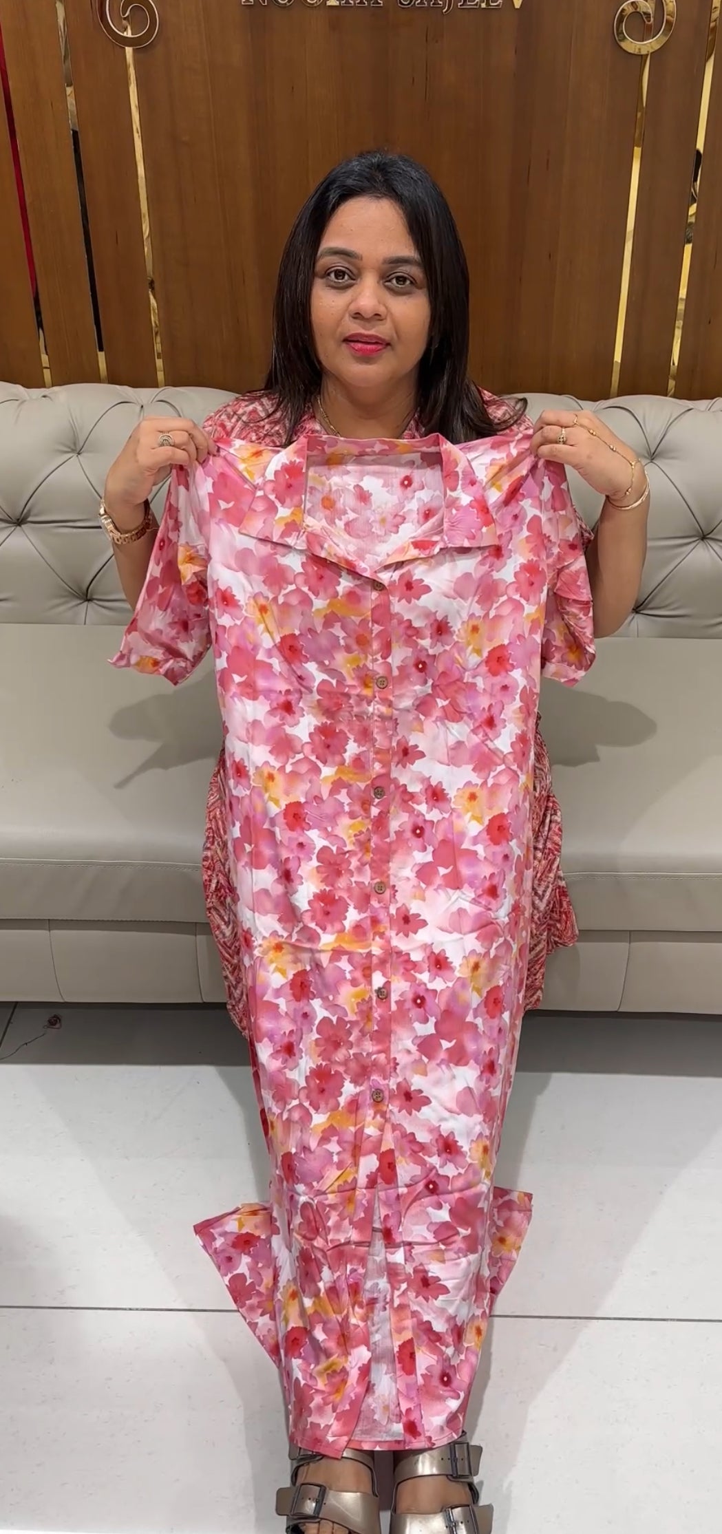 IHA'S IN-HOUSE PRINTED FROCKS - IHA 24424