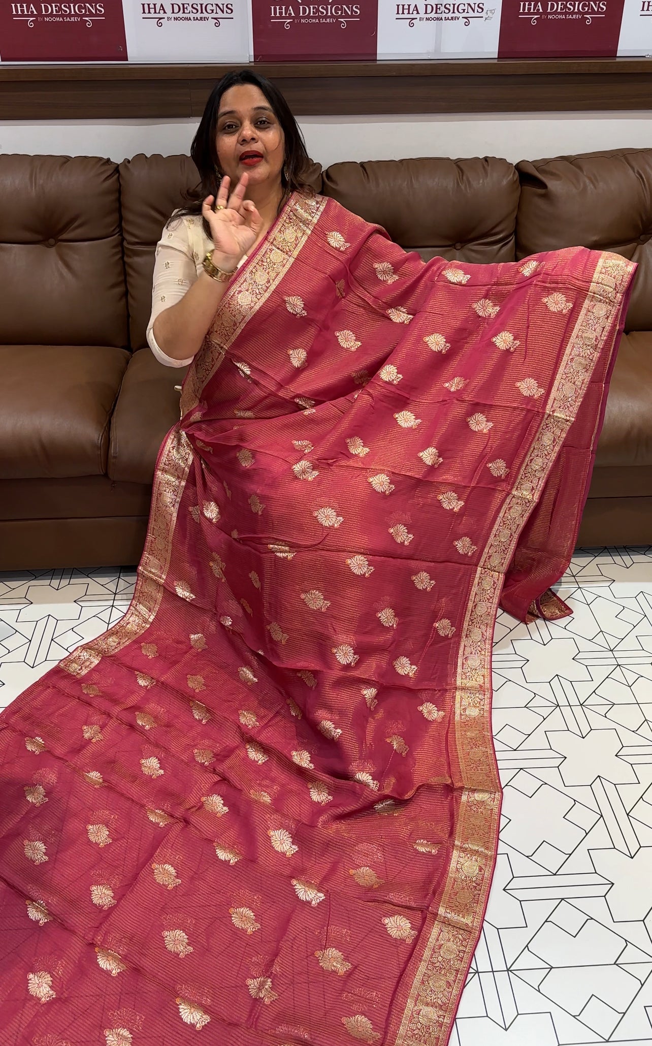 BANARASI SAREES - IHA 15582