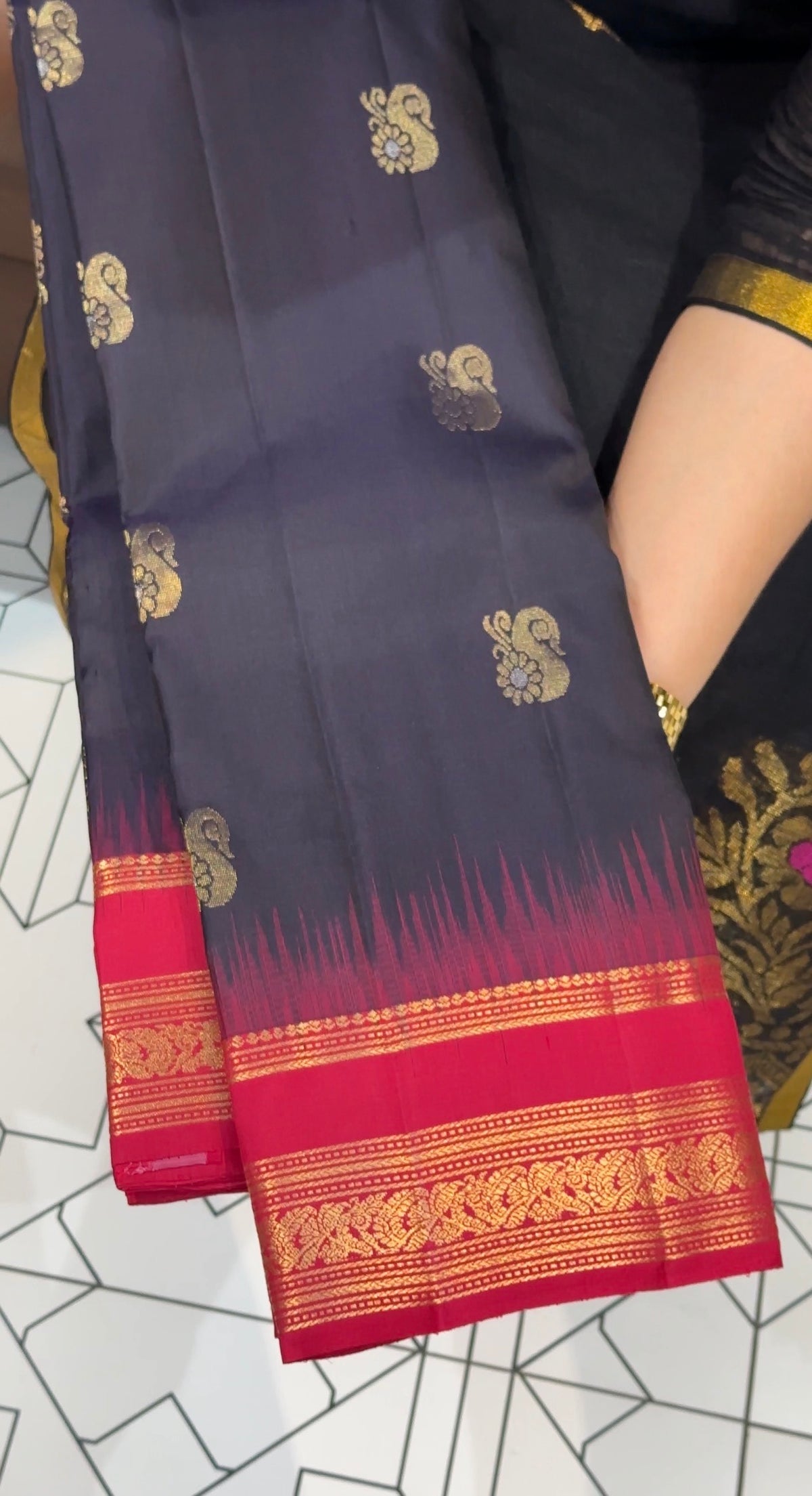 DESIGNER KANCHIPURAM SILK SAREES - IHA 35490