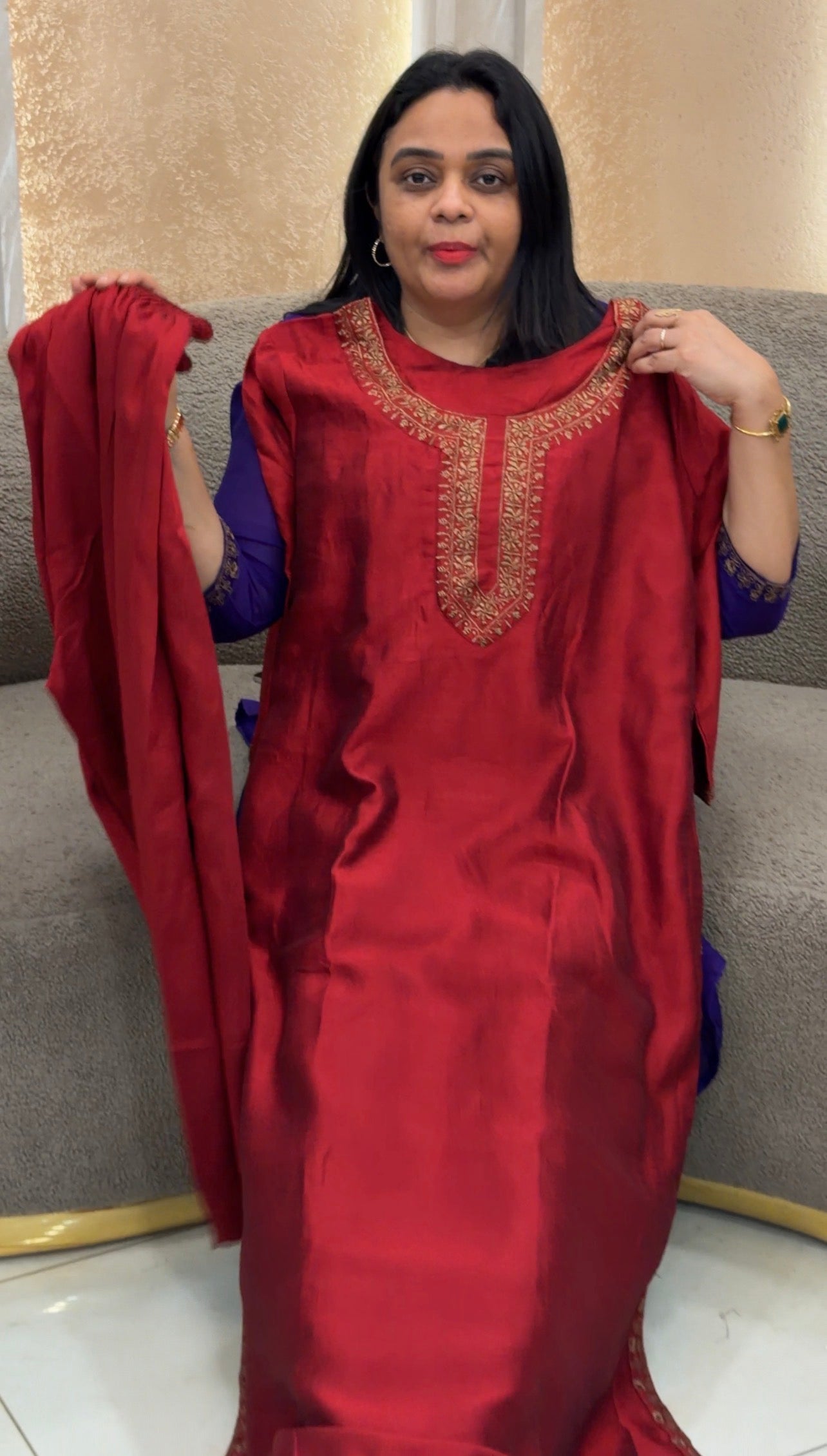 SILK CO-ORDS SETS  - IHA 33365