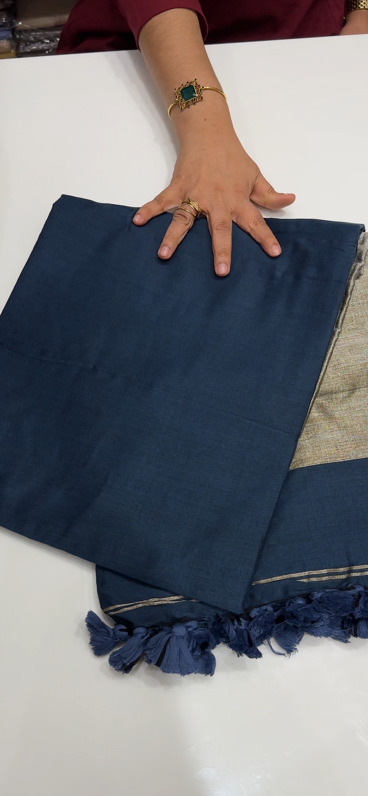 MUL CHANDERI SAREES - IHA 35590