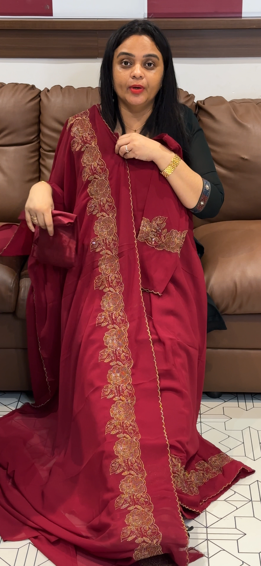 OFFER TOP, BOTTOM AND DUPATTA - IHA 35613