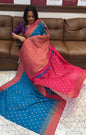 SEMI BANARASI SAREE - IHA 16703